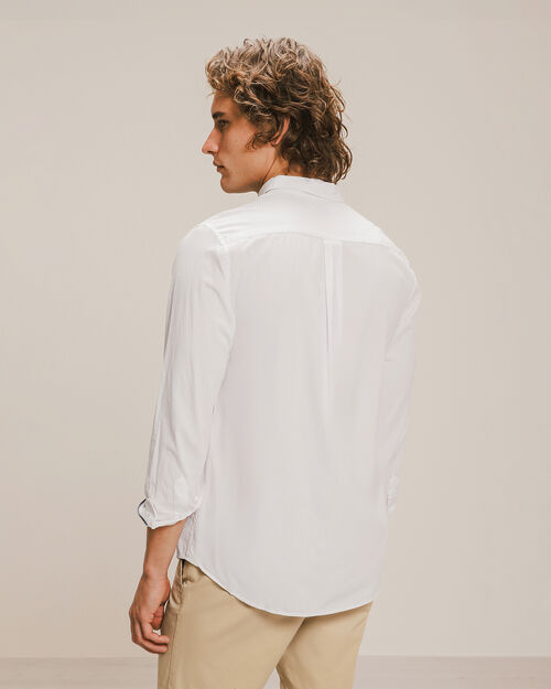 Camisa Fit Regular Blanca